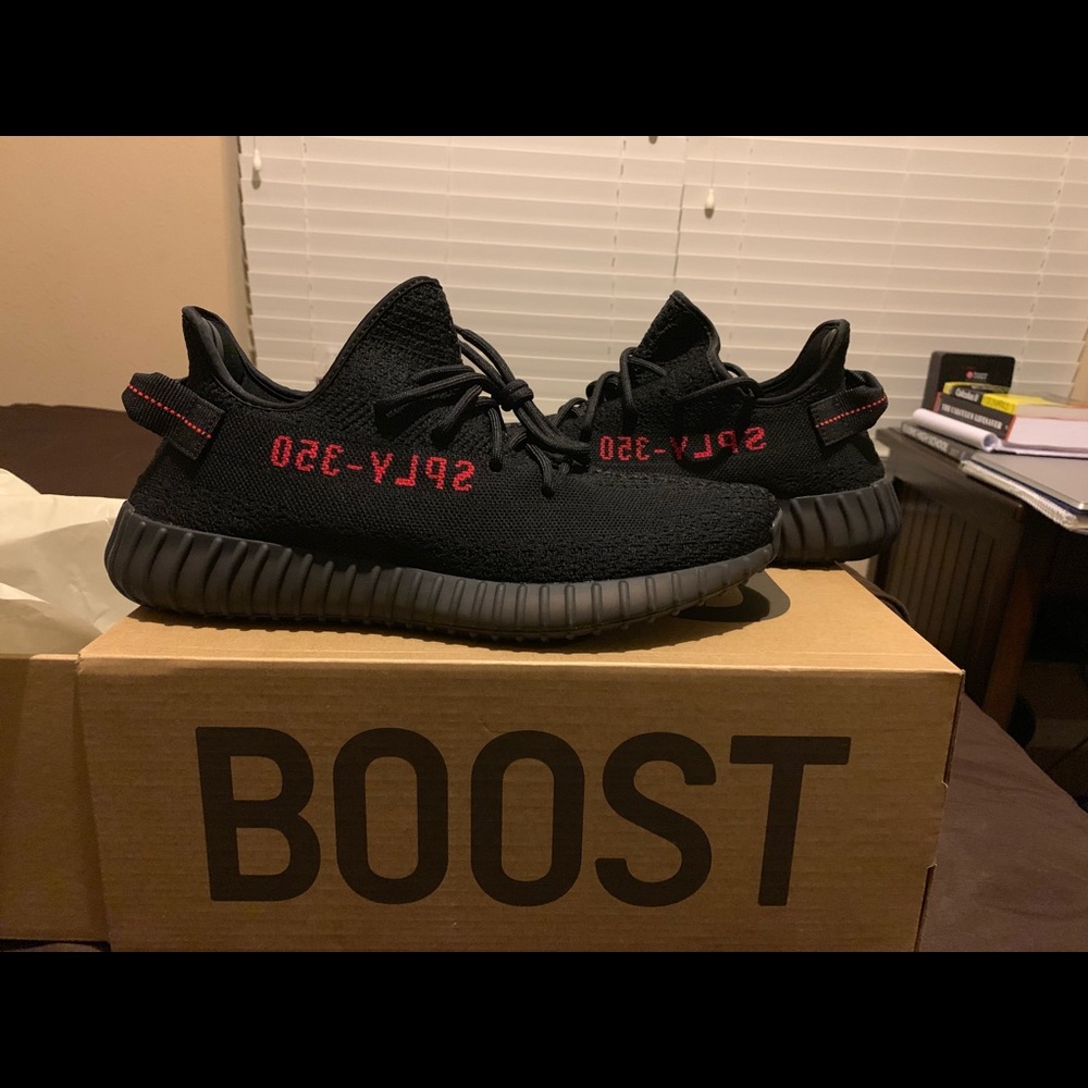 ADIDAS YEEZY BOOST 350 V2 Bred (black and red)